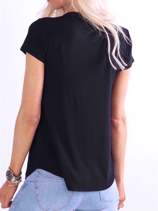 Otine Short - Enkel blus med korta ärmar (bestseller)
